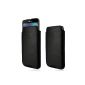 Keib Genuine Leather Case Samsung Galaxy Alpha Black Extra Slim (Electronics)