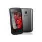 LG E410 Optimus L1 II Smartphone (7.6 cm (3 inches) touch screen, 1GHz, 512MB RAM, 2 megapixel camera, Android 4.1) Titanium / Silver (Electronics)