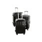 Polycarbonate-ABS suitcase Dublin 3tlg black (Misc.)