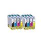 NTT® 10 pieces XL 100% quality printer cartridges ink cartridges ink set for Epson Stylus (Electronics)