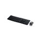 Logitech MK260 Keyboard and Mouse Cordless black (German keyboard layout, QWERTY) (Accessories)