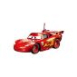 Dickie Toys 203089538 - RC Metallic Lightning McQueen, 2-channel radio control, 27 or 40 MHz (sorted), 1:24, 17 cm, metallic red (toy)