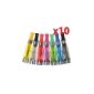 eGo - Lot 10 Clearomizer - Atomiser EC4 for electronic cigarette - Without nicotine nor tobacco (Miscellaneous)