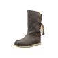 s.Oliver slip boots beige / brown