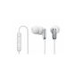 Sony MDREX38IPW ear earphones with integrated remote control for iPod / iPhone White (Accessory)