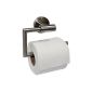 Toilet roll holder, roll holder - Robust stainless steel design mat - 