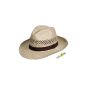 Hat lady's hat straw hat summer hat beach hat sun hat unisex Herrenhut in 5 sizes (Textiles)