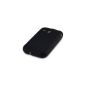 Samsung Galaxy Y S5360 Silicone Skin Case Cover in black, QUBITS Retailverpackung (Electronics)