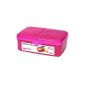 Sistema Slimline Quaddie Lunchbox, pink (Office supplies & stationery)