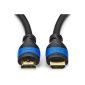 deleyCON 2m HDMI cable HDMI 2.0 / 1.4a compatible with high-speed Ethernet (Neuster Standard) ARC 3D 4K Ultra HD (1080p / 2160p) (Electronics)