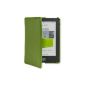 The original Gecko Covers Slimfit Kobo Glo Case Hard Case Cover Case Green / Green - In practical book style with magnetic closure!  Extra flat hard case (electronics)