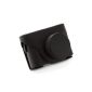 Case camera bags PU Leather for Fiji X100 Black (Accessory)