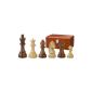 Philos 2188 - Chessmen Arthur, king height 95 mm, double weighted, in Figurenbox (Toys)