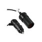 mumbi 2m Car charger Car extension extension cable for cigarette lighter (max. 3A) (Accessories)