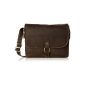 Visconti brown shoulder bag / briefcases (18797) - Size: W: 35 H: 27 D: 10 cm (Textiles)