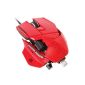 Mad Catz Wired Gaming Mouse RAT7 for PC and MAC - Red (Personal Computers)