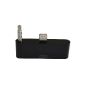 OKCS® Audiodapter 8 pin suitable for iPhone 5, 5c, 5s to 30-pin dock - old to a new connection, including audio transmission - Bose SoundDock tested!  in Black (Electronics)