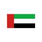 Car Decal Sticker Ensign flag sticker 10cm UAE laminated very durable