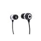 CSL - 650 In-Ear Earphones / Headphones EP Powerbass | Noise Reduction Design | silver / black (Electronics)