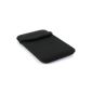Neoprene Tablet PC Size 7 inch (17,78cm) max.  Device dimensions of 202 x 125 mm - Case in black (Electronics)