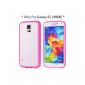 Arbalest - Hybrid Bumper Case for Samsung Galaxy S5 smartphone Case Cover Pink Gift Arbalest screen protection film for Samsung Galaxy S5 & Arbalest cleaning cloth (Electronics)