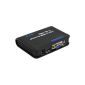 Ligawo ® VGA Converter HDMI Converter 1080p analog-to-digital converter - works even without power / passive - amplifying the signal strength and power (Electronics)