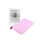 DURAGADGET Cover Case rigid EVA ROSE compatible with the new Kobo Glo HD (exit 2015) and Kobo Glo 6 