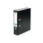 Elba 10456SW folder Smart Pro, A4, spine width 8 cm, removable back plate, 10 pieces, black (Office supplies & stationery)