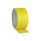 Neon tape matt fluorescent yellow 50mm x 25m Gaffa UV Duct Tape (tool)