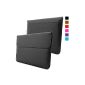 Snugg ™ Cover Surface Pro 3 - Cover Leather With A Lifetime Warranty (Black) For Microsoft Surface Pro 3 (Personal Computers)
