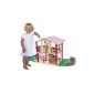 Dollhouse 'Thea' - Residential villa - wood - with furniture and dolls - Dimensions 115 x 40 x 52 cm (Toy) (L x W x H...)
