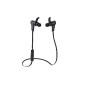 VicTsing Bluetooth Wireless Stereo 4.0 Sport Headphones with Microphone Handsfree Call for Performing iphone 6 more iPhone 5 June 5C 5S 4S iPad, LG G2, Samsung Galaxy S3 S4 S5 Note 3 Note 4, Other Android Phones Computer Portable Tablet and all Bluetooth phones - Black (Electronics)
