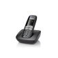 Gigaset CX610 ISDN DECT cordless telephone, baby monitor function, black (Electronics)