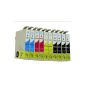 10 AVILO XXL cartridges compatible with Epson 0711/0712/0713/0714 (Set Multipack 0715) with the latest chips, suitable for the following printers: Epson Stylus D 120, Epson Stylus D 78, Epson Stylus D 92, Epson Stylus DX 4000 Epson Stylus DX 4050, Epson Stylus DX 4400, Epson Stylus DX 4450, Epson Stylus DX 5000, Epson Stylus DX 5050, Epson Stylus DX 5500, Epson Stylus DX 6000, Epson Stylus DX 6050, Epson Stylus DX 7000 F, Epson Stylus DX 7400, Epson Stylus DX 7450, Epson Stylus DX 8400, Epson Stylus DX 8450, Epson Stylus DX 9200, Epson Stylus DX 9400 F, Epson Stylus Office B 40 W, Epson Stylus Office BX 300 F, Epson Stylus Office BX 310 FN, Epson Stylus Office BX 310, Epson Stylus Office BX 510, Epson Stylus Office BX 600 FW, Epson Stylus Office BX 610 FW, Epson Stylus S20, Epson Stylus S21, Epson Stylus SX 100, SX 105 Epson Stylus, Epson Stylus SX 110 Epson Stylus SX 115, SX 200 Epson Stylus, Epson Stylus SX 205 Epson Stylus SX 210 Epson Stylus SX 215 Epson Stylus SX 218 Epson Stylus SX 400 WiFi, Epson Stylus SX 400, SX 405 Epson Stylus, Epson Stylus SX 410 Epson Stylus SX 415, SX 417 Epson Stylus, Epson Stylus SX 510 W, Epson Stylus SX 515 W, Epson Stylus SX 515, SX 600 FW Epson Stylus, Epson Stylus SX 610 FW (Office supplies & stationery)