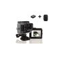 HD PRO 2 Action Cam Complete set inkl.1x remote control + 1x spare battery (Full HD, 60 fps, 20 megapixel, 2 inch LCD display, 175 ° wide-angle shots, HDMI, USB, Wifi + free app) (Electronics)