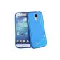 HULL S-LINE SILICONE Samsung Galaxy S5 + Stylus + Film free!  - Blue (Electronics)