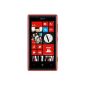 Nokia Lumia 720 Smartphone (10.9 cm (4.3 inch) WVGA ClearBlack LCD touchscreen, 6.7 megapixel camera, 1.0 GHz dual-core processor, NFC, Windows Phone 8) Red (Electronics)