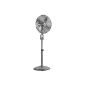 Brushed CasaFan tradition SV 40 NI Retro pedestal fan, 40 cm, nickel (tool)