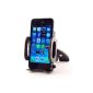 Mobile phone holder for CD slot / slot - Ingenious invention - For Iphone 4, 5, 5s - Samsung Galaxy S3, S4, S5 - Nokia - HTC - and much more.  (Nox24) (Electronics)