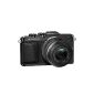 Olympus PEN E-PL7 Compact system camera (16 megapixels, manual zoom, Full HD, 7.6 cm (3 inch) screen, wifi) incl. 14-42mm lens black / black (Electronics)