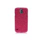 Xtra-Funky Exclusive gloss, shiny flashing Sequin Case Cover for Samsung Galaxy S5 Mini - Light Pink (Wireless Phone Accessory)