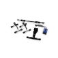 Klarft Fitness Set pull-up bar, push-up handles, sit-up bar and jump rope (for space-saving complete training) (Misc.)