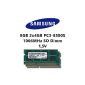 Samsung 8GB (2x 4GB) DDR3 1066MHz Dual Channel Kit (PC3 8500S) SO Dimm Notebook Laptop RAM Memory (Personal Computers)