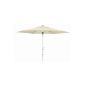 Doppler 431411820 parasol Alupro II crank 305 cm, 6-piece, natural (garden products)