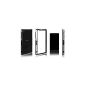 Xcessor Classic Bumper Case Shell Cover Sony Xperia Z1 L39h.  Rubber and Plastic.  Black / Transparent (Wireless Phone Accessory)
