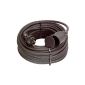as-Schwabe 60371 Rubber extension black, 10 m H07RN-F 3G1.5, 230V / 16A, Exterior IP44 (tool)
