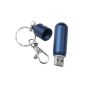 MOGOI (TM) aluminum alloy Capsule 8GB Blue USB Flash Drive Memory with A Keychain With MOGOI accessories (Personal Computers)