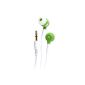 August EP510 - In-Ear Stereo Headphones - Earphones with different sizes-essays (S / M / L) for high-quality sound - suitable for children (Green) (Electronics)