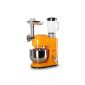 Klarstein Lucia Orangina Multifunction Stand Mixer kneading machine with mincer (5L stainless steel, 1200 watts, smoothie maker, incl. Accessories)