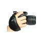 Comfort genuine leather hand strap for Sony digital cameras, etc. - With metal eyelet for strap (Electronics)